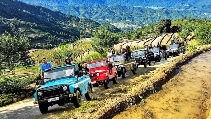 Ha Giang Private Jeep Adventure Villages and Emerald Waterfall