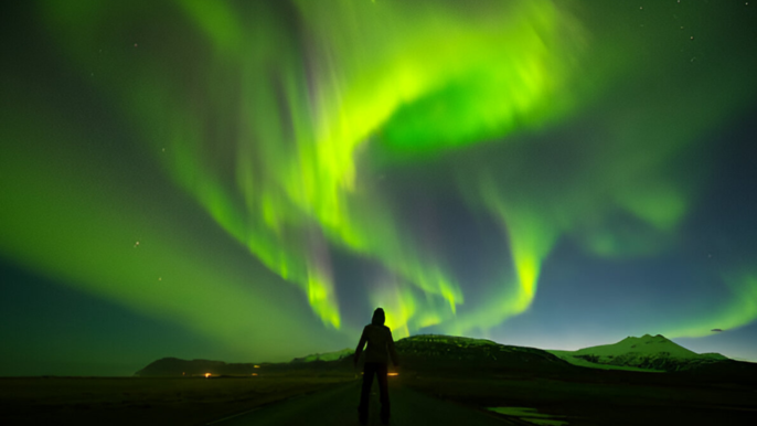Reykjavík: Northern Lights Small-Group Tour by Sprinter with Photos & Cocoa