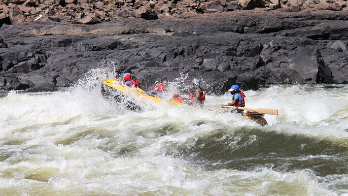 Half Day Zambezi River White Water Rafting