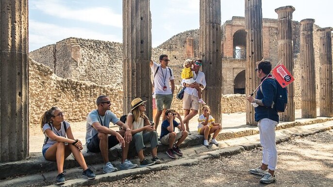 Skip The Line Pompeii Guided Tour & Mt. Vesuvius Volcano from Sorrento