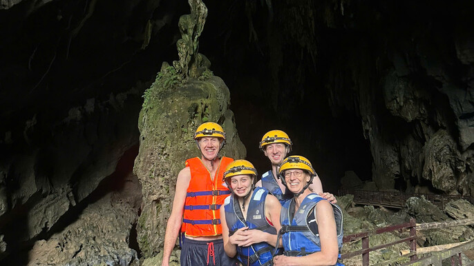From Hue: Botanic Garden, Paradise Cave and Dark Cave Tour
