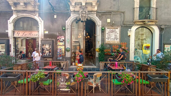 Etna Wine Tasting with Local Food Bites in Catania