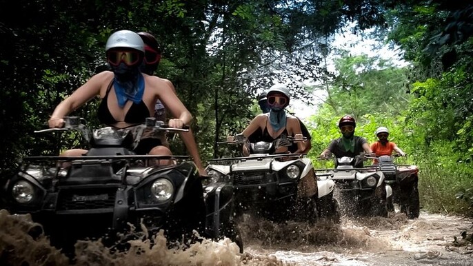 Cozumel ATV Adventure to Jade Cavern and Beach