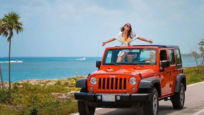 Cozumel Jeep or Buggy Island Tour Plus Mayan Ruins or Punta Sur
