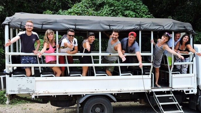 Chicken Bus Party from Quetzal Port