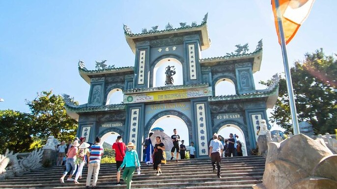 Da Nang Small Group City Tour: Marble Mountain & Lady Buddha from Hoi An