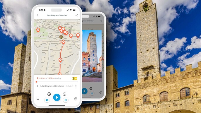 San Gimignano Walking Tour with Audio Guide App