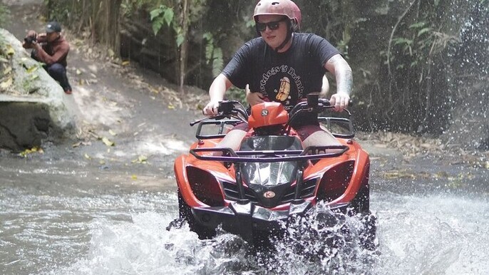 ATV Ride through tunnel, river, jungle and Rafting package