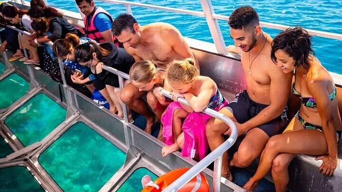Glass-Bottom Boat & Water Skiing with Transfer – Sharm El Sheikh