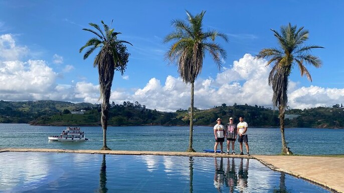 Pablo Escobar Paintball Mansion Boat Trip from Guatapé