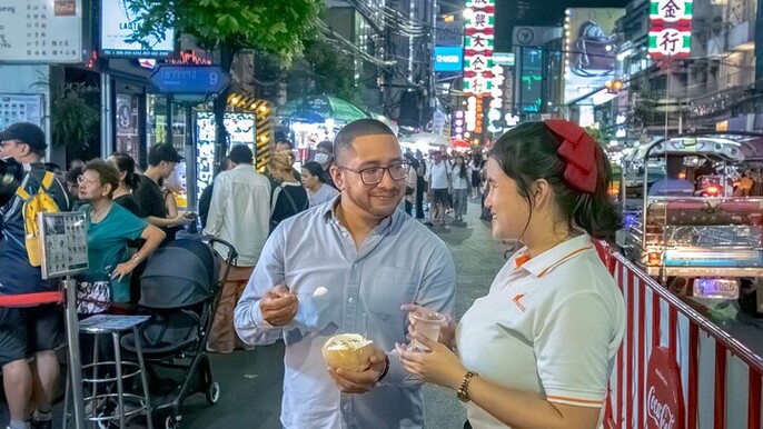 Authentic Chinatown by Night Walking Tour Bangkok