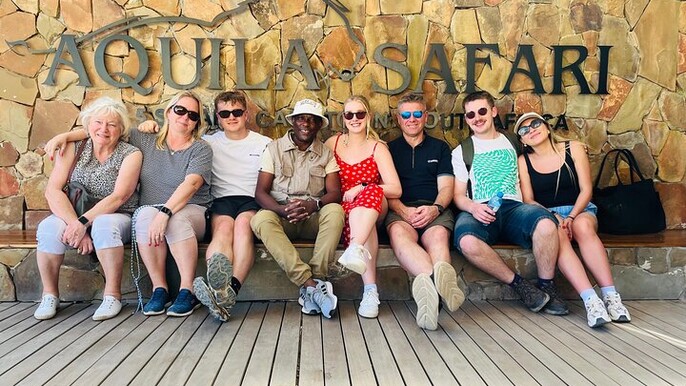 Aquila Game Reserve Safari with wine tasting, Transport & Lunch