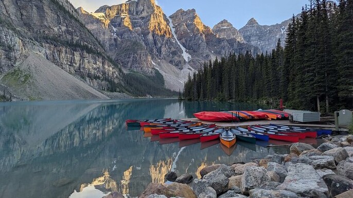 Lake Louise and Moraine Shared Shuttle From Calgary,Canmore,Banff
