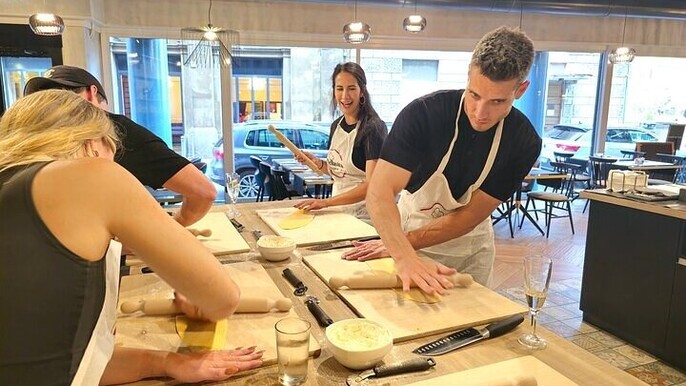 Rome Cooking Class Make Fettuccine, Ravioli and Tiramisu