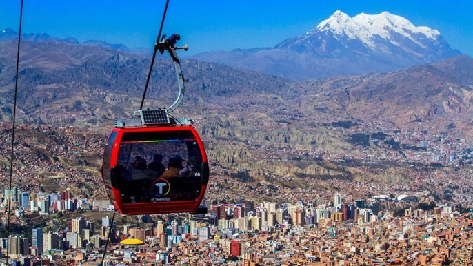 BO-PAZ-02: La Paz | Walking tour: Historic Center & Cable Car Tour