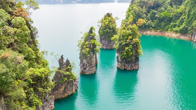 Cheow Lan Lake and Diamond Cave Full Day Tour from Khao Lak