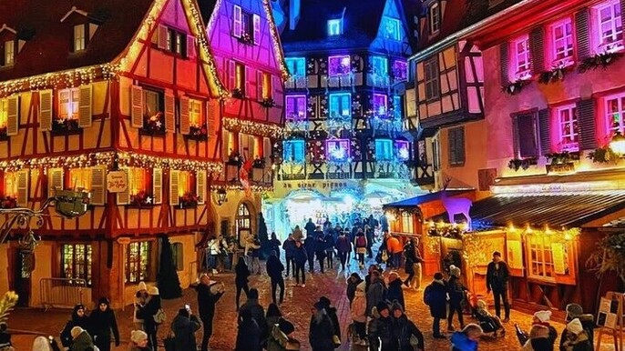 From Basel: Colmar Christmas Market & Wine Tasting Private Tour