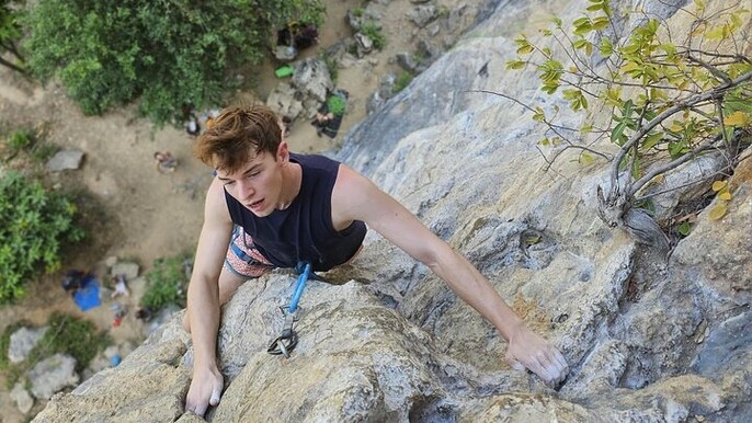 Jurassic Rock Climbing at Railay Beach from Krabi
