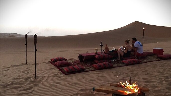 Special Private Arabic Setup with Desert safari experience.