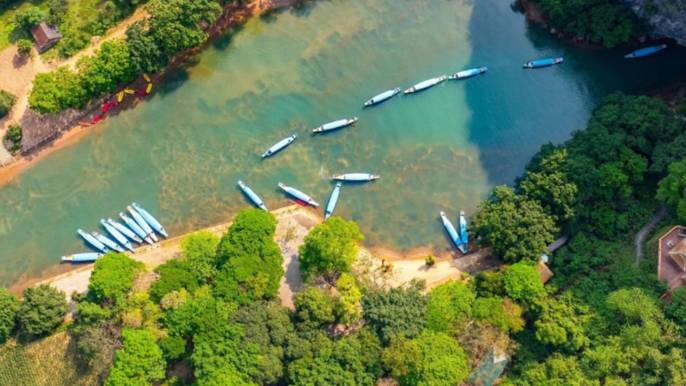 Phong Nha Cave and Paradise Cave: Guided Boat Tour & Exploration