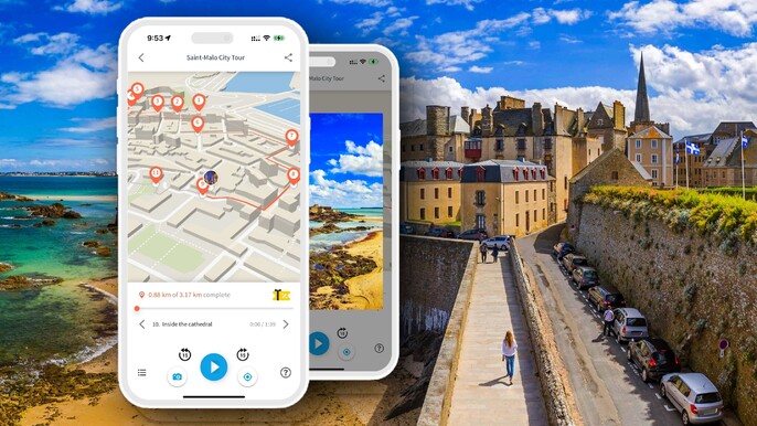 Saint-Malo Walking Tour with Audio Guide on Your Smartphone