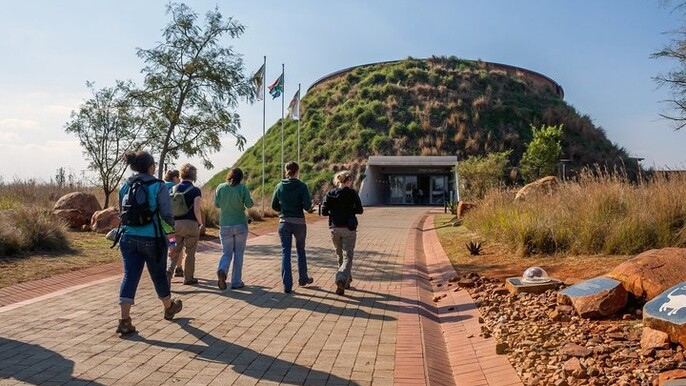 Cradle of Humankind Lion Park and Lesedi Village Private Tour