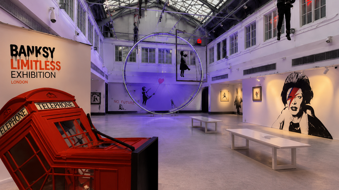 Banksy Limitless London Tickets with London Audio Guide & eSIM