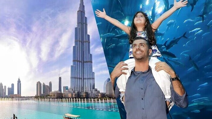 Burj Khalifa At The Top Dubai Aquarium and Underwater Zoo