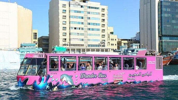 Dubai Wonder Bus Sea And Land Adventure Tours